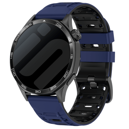 Amazfit Active Max Mecha Sport Strap (Dark Blue/Black)