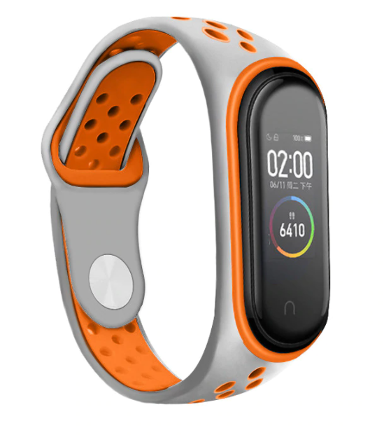 mi-band-3-4-silicone-sport-band-grijs-oranje