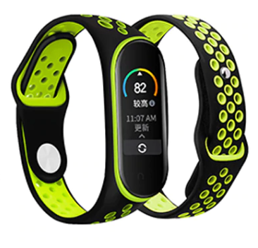 mi-band-5-sport-band-zwart-groen-2