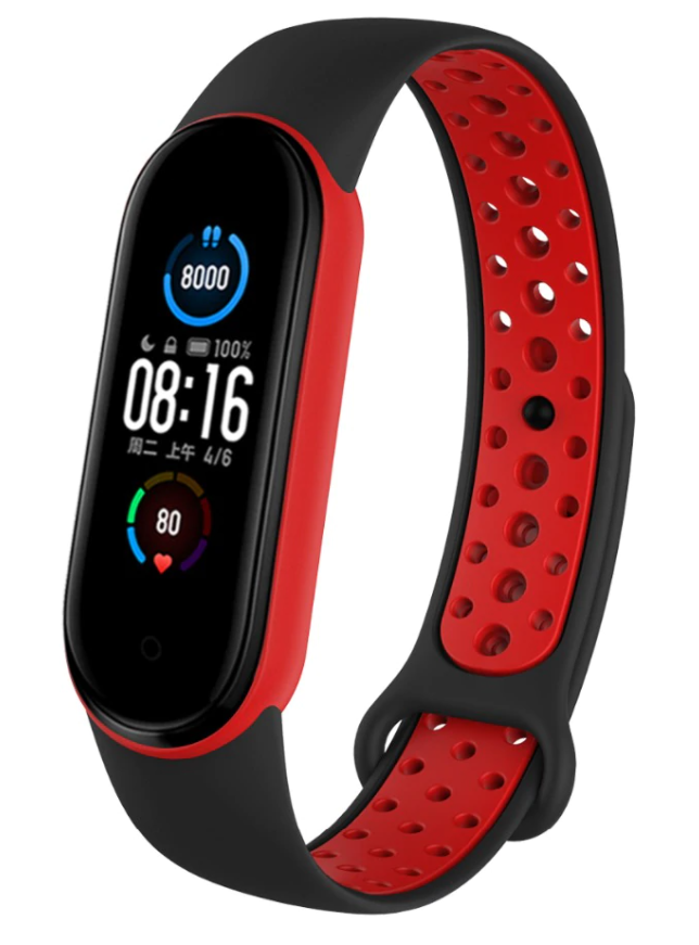 mi-band-5-sport-band-zwart-rood-1