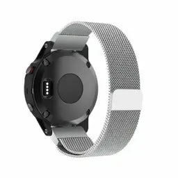 Garmin Instinct 3 - 45mm Milanese Strap (Silver)