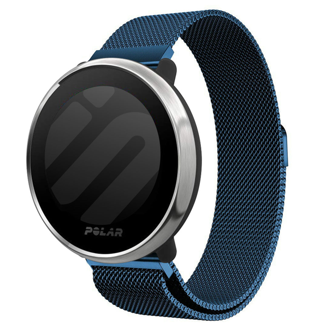 Garmin Forerunner 255 Milanese Strap (Blue)
