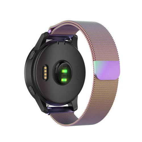 Garmin Forerunner 255s Milanese Strap (Rainbow)