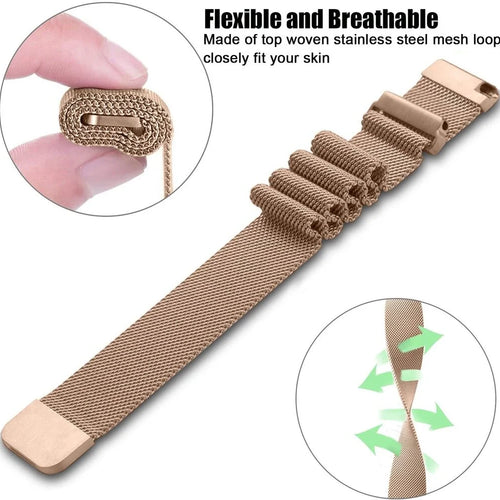 Redmi Watch 5 Lite Milanese Strap (Rose Gold)