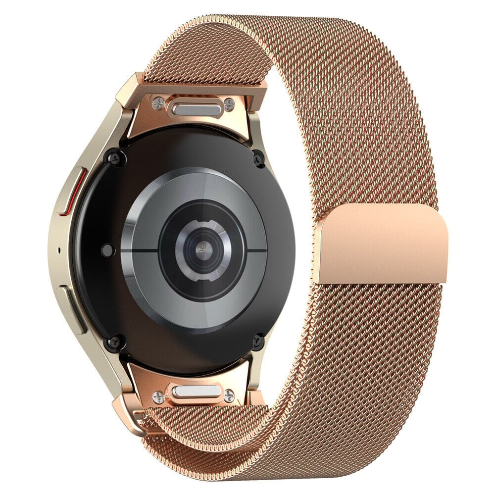 Samsung Galaxy Watch 6 40mm 'One push' Milanese Strap (Rose Gold)
