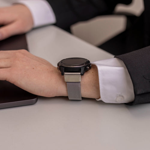 Garmin Epix Pro (Gen 2) 51mm Milanese Strap (Silver)