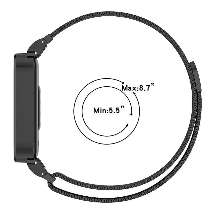 Xiaomi Smart Band 9 Active Milanese Strap (Black)