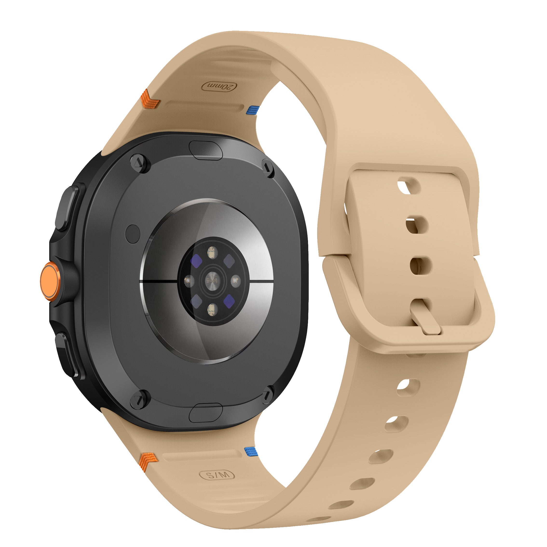 Samsung Galaxy Watch 8 Classic Silicone Strap (Milk Tea)