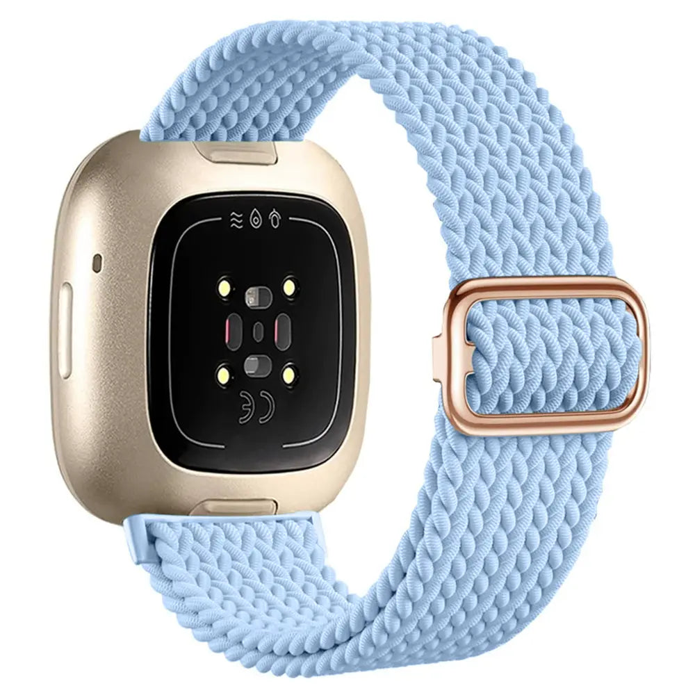 Fitbit Sense 2 Adjustable Woven Strap (Light Blue)
