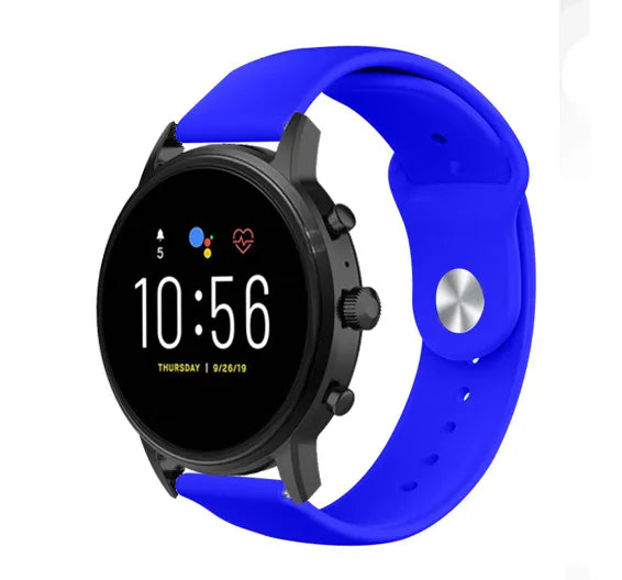 Fossil Gen 4 Explorist (HR) Sport Strap (Blue)