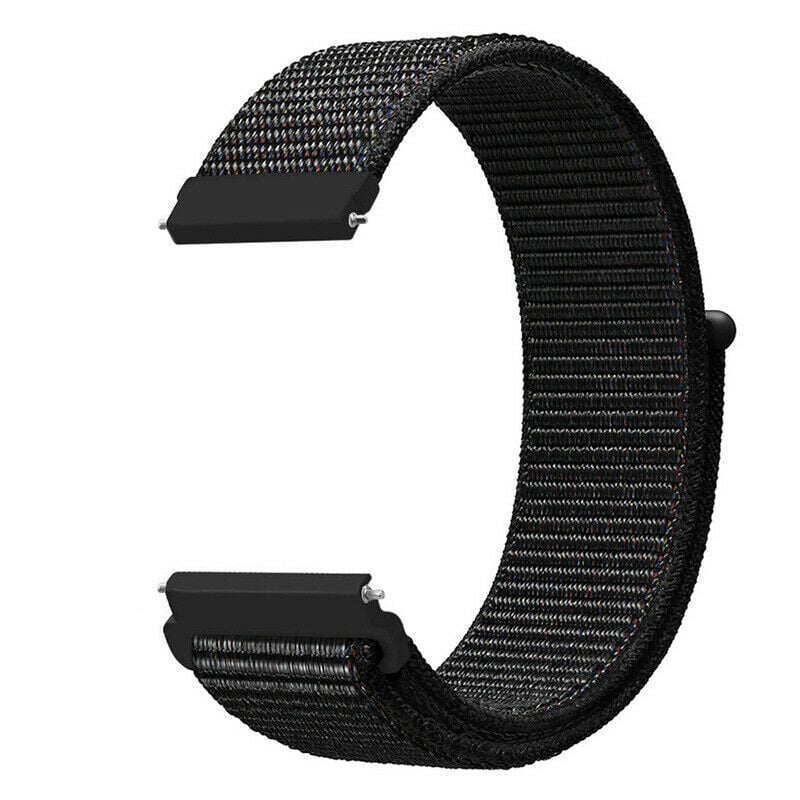 Watch Strap 20mm Nylon Quick Release (Black Mix)