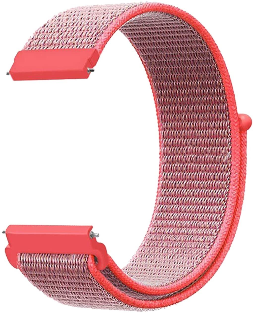 Garmin Forerunner 265s Nylon Strap (Pink/Red)