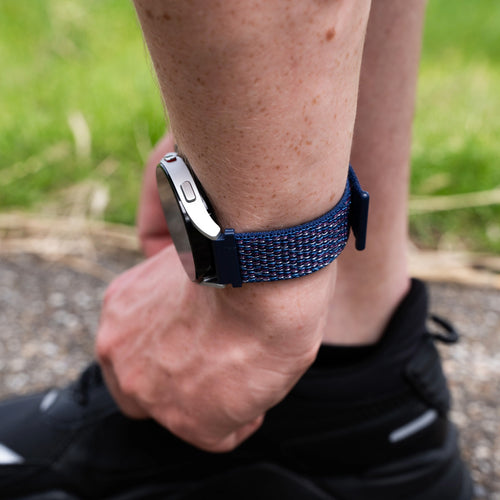 Fossil Gen 4 Explorist (HR) Nylon Strap (Indigo Blue)
