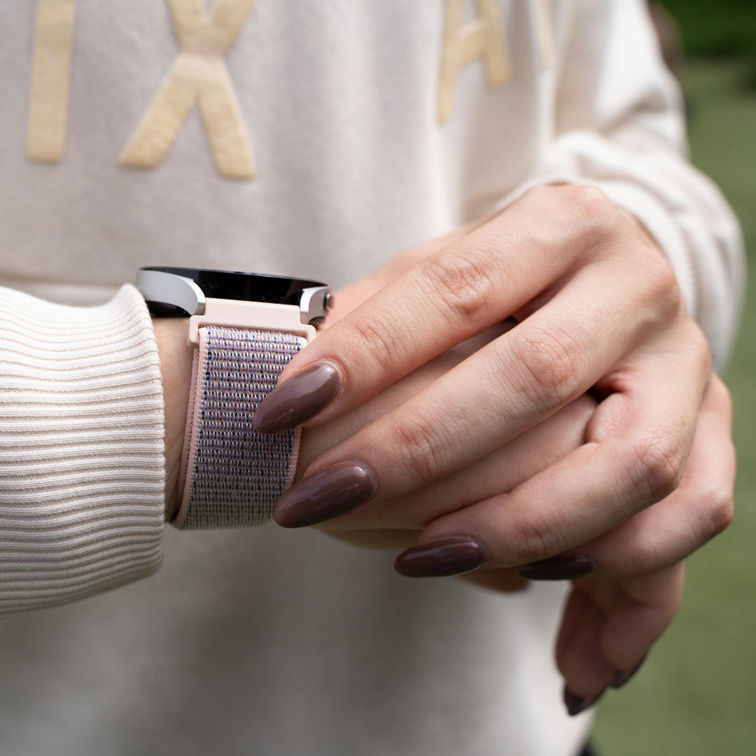 Amazfit Bip 5 Nylon Strap (Pink Sand)