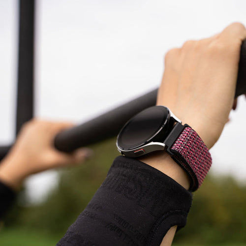 Coros Apex 2 Nylon Strap (Crimson Berry)