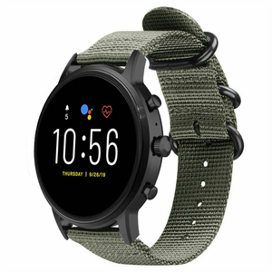 Fossil Gen 4 Explorist (HR) Nylon Strap with Buckle (Green)