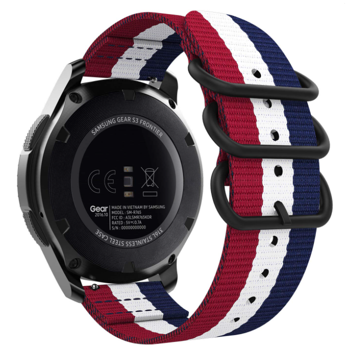Samsung Galaxy Watch 4 - 40mm Nylon-Strap with Buckle (Tricolour)