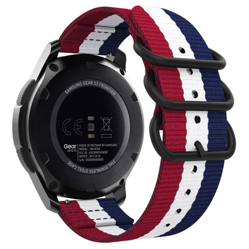 Samsung Galaxy Watch 4 - 44mm Nylon-Strap with Buckle (Tricolour)