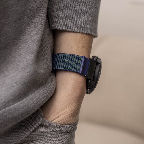 Amazfit T-Rex Ultra 2 Nylon Buckle Strap (Blue)