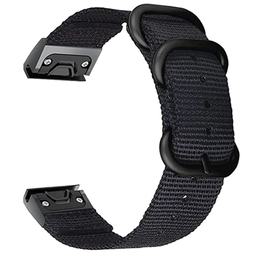 Garmin Instinct E - 45mm Nylon Buckle Strap (Black)