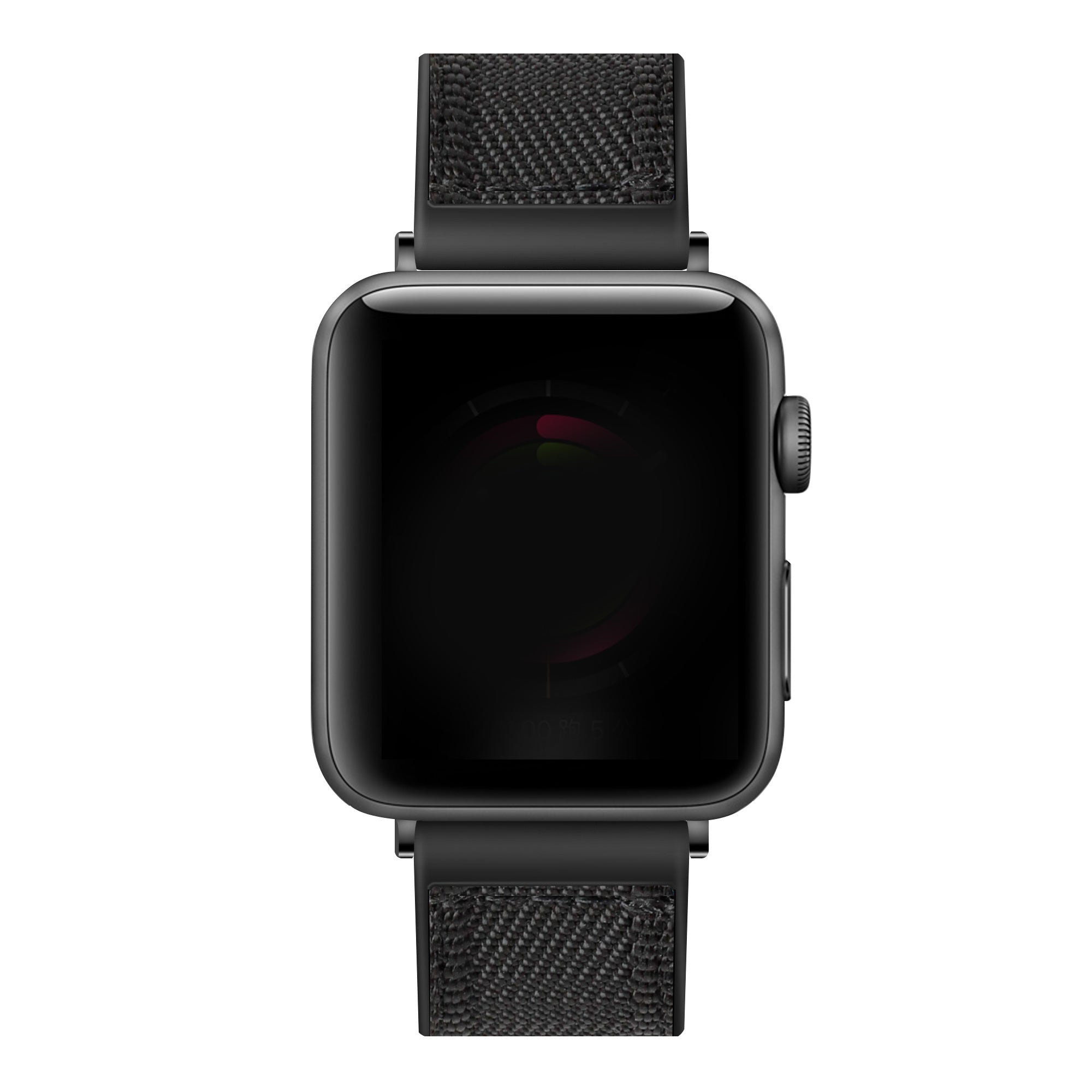 nylon-hybridarmband-apple-watch-schwarz