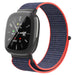 Fitbit Versa 4 Nylon Strap (Pink/Indigo)