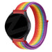 Bandz Garmin D2 Air X10 Nylon Loop Strap (Rainbow)