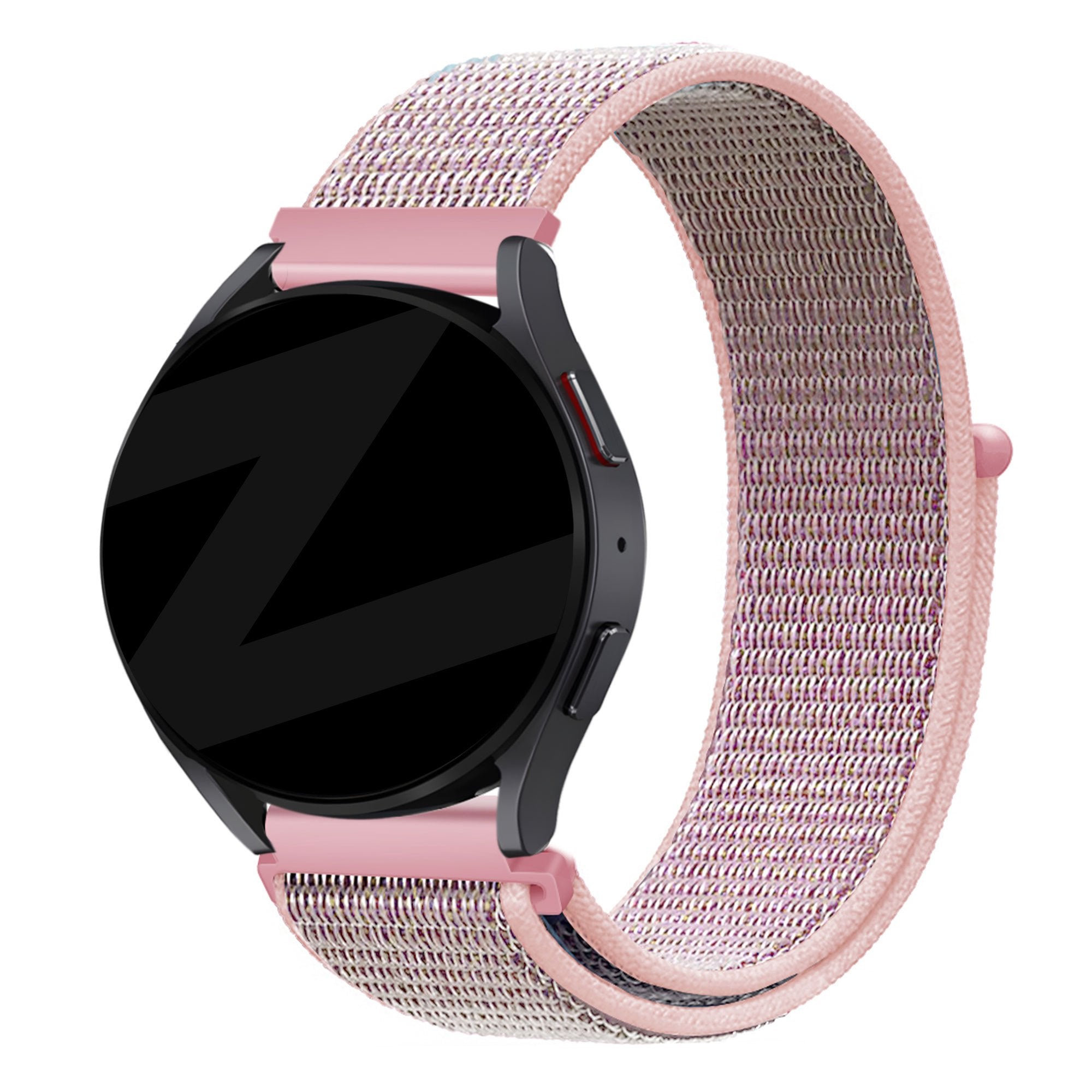 Bandz Garmin Venu SQ 2 Nylon Loop Strap (Pink)