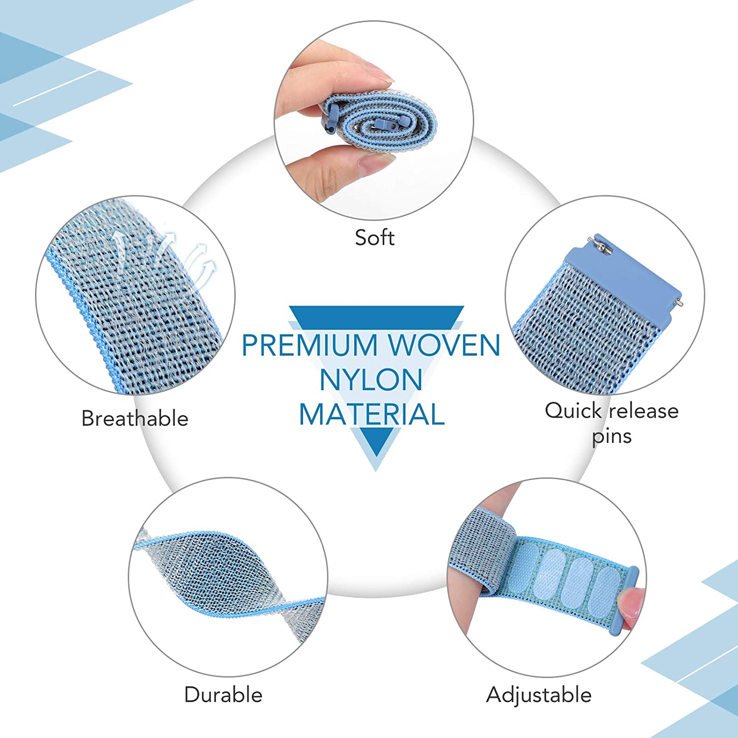 Xiaomi Watch 2 Pro Nylon Strap (Blue)