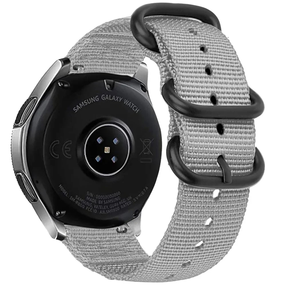 Withings Steel HR Sport Nylon Buckle Strap (Grey)