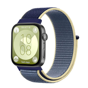 Huawei Watch Fit 3 Nylon Classic Strap (Ocean Blue)