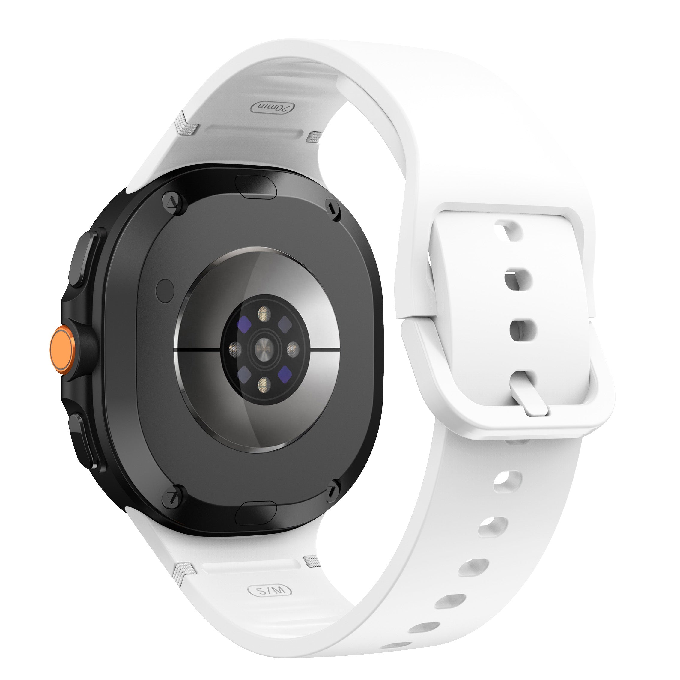 Samsung Galaxy Watch 8 Classic Silicone Strap (White)