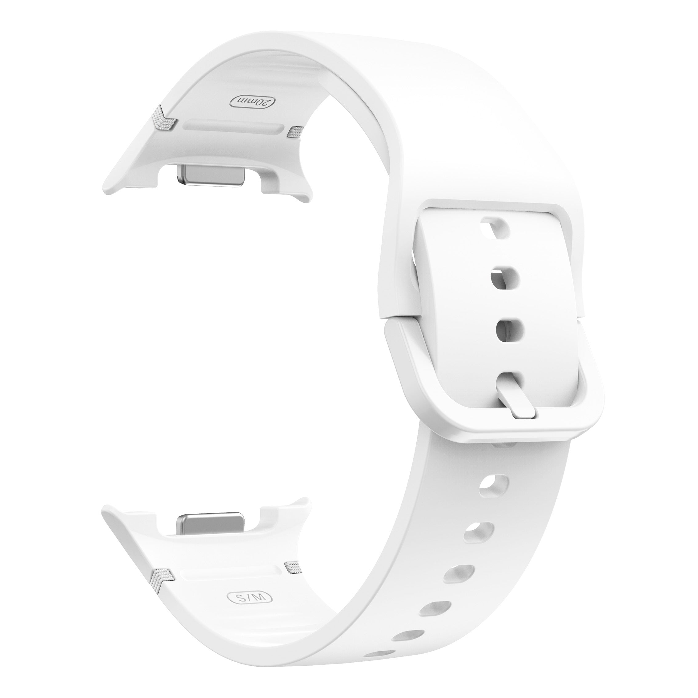 Samsung Galaxy Watch 8 Classic Silicone Strap (White)