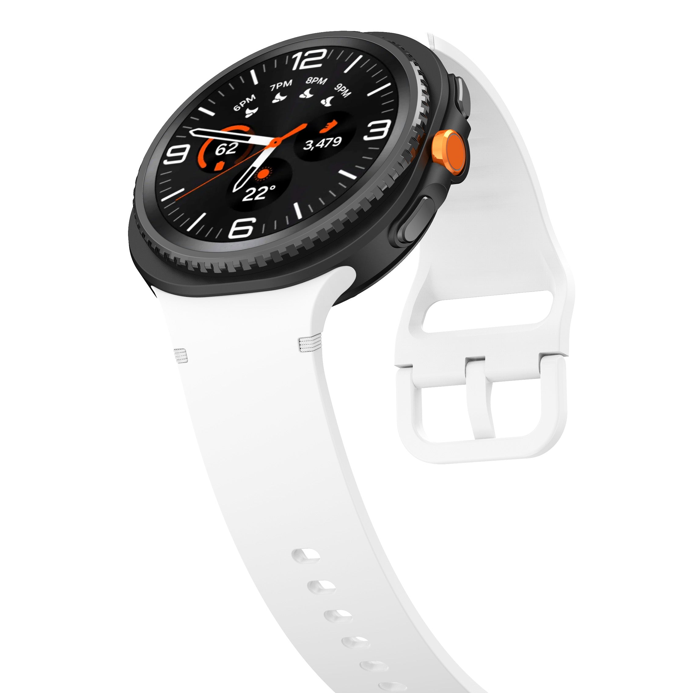 Samsung Galaxy Watch 8 Classic Silicone Strap (White)