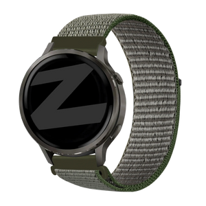 Bandz Garmin Venu SQ Nylon Loop Strap (Olive Green)