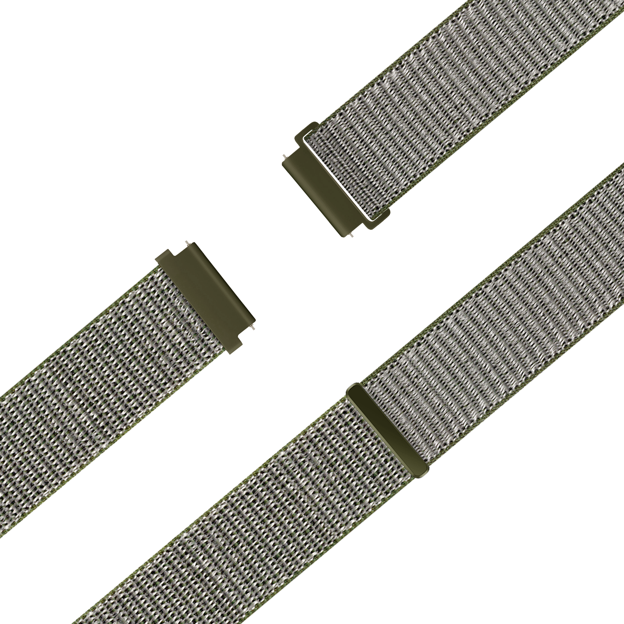 Bandz Garmin Vivomove Style Nylon Loop Strap (Olive Green)