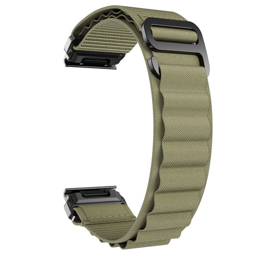 Garmin Descent MK2(i) Alpine Strap (Olive Green)