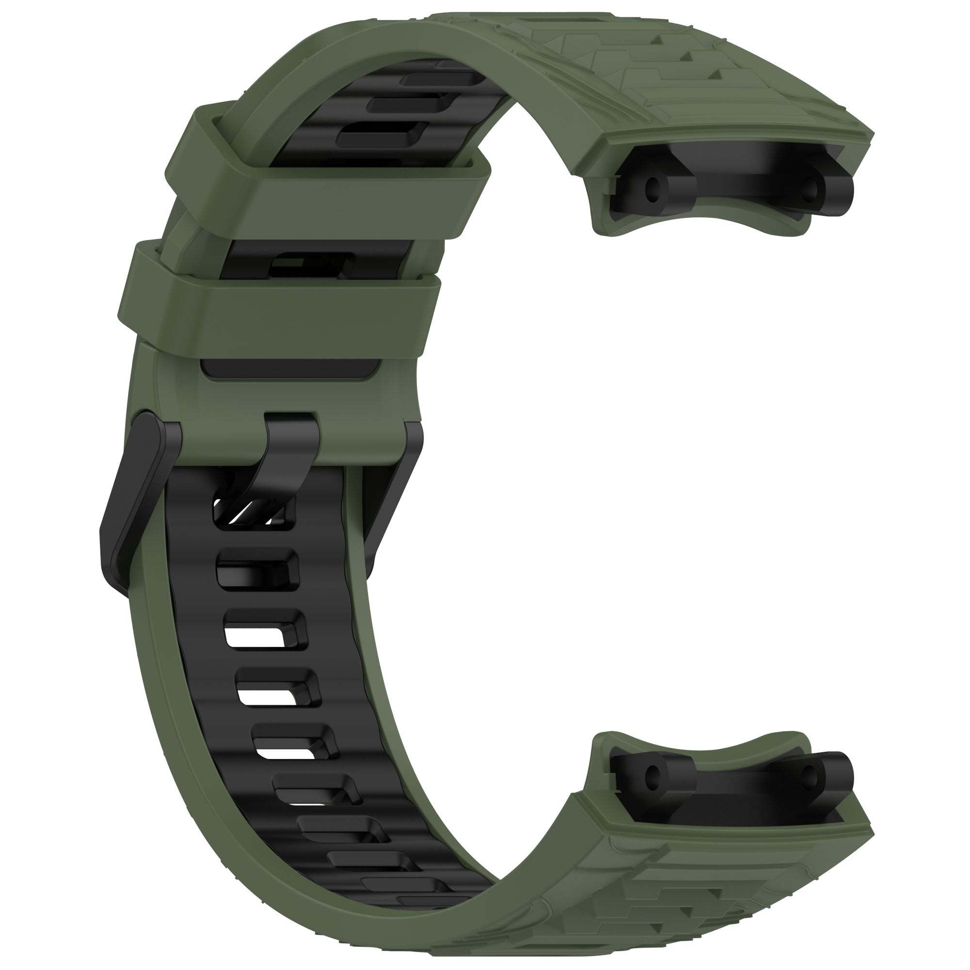 Amazfit T-Rex 3 Silicone Sport Strap (Olive Green/Black)