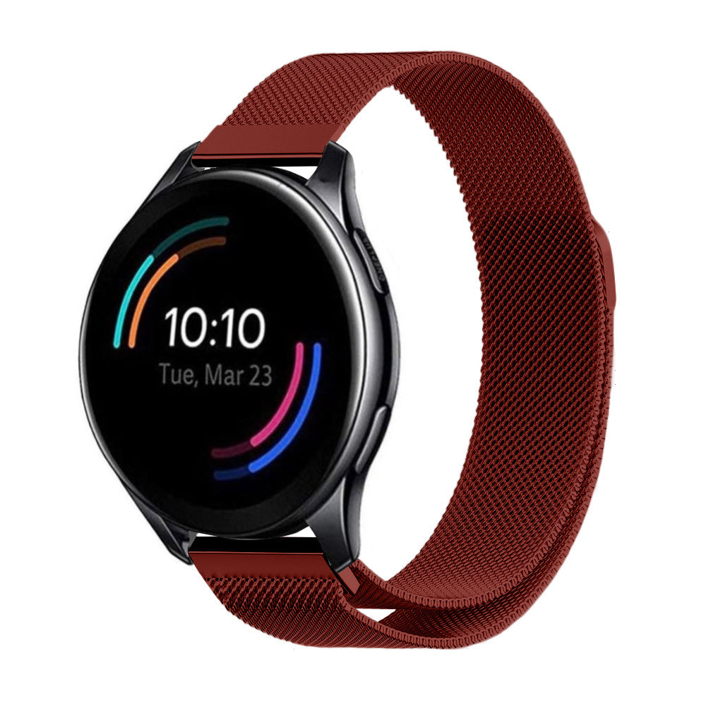 oneplus-watch-milanese-band-rood