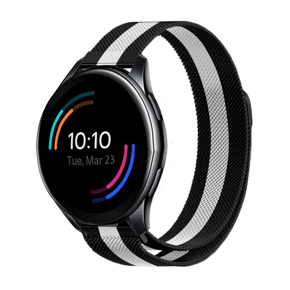 oneplus-watch-milanese-band-zwart-wit