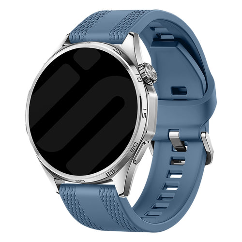 Coros Pace 3 One Push Silicone Strap (Grey-Blue)