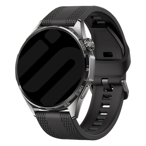 Huawei Watch Ultimate 2 One Push Silicone Strap (Black)
