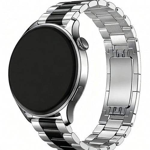 Suunto Run 2 One Push' Steel Strap (Silver/Black)