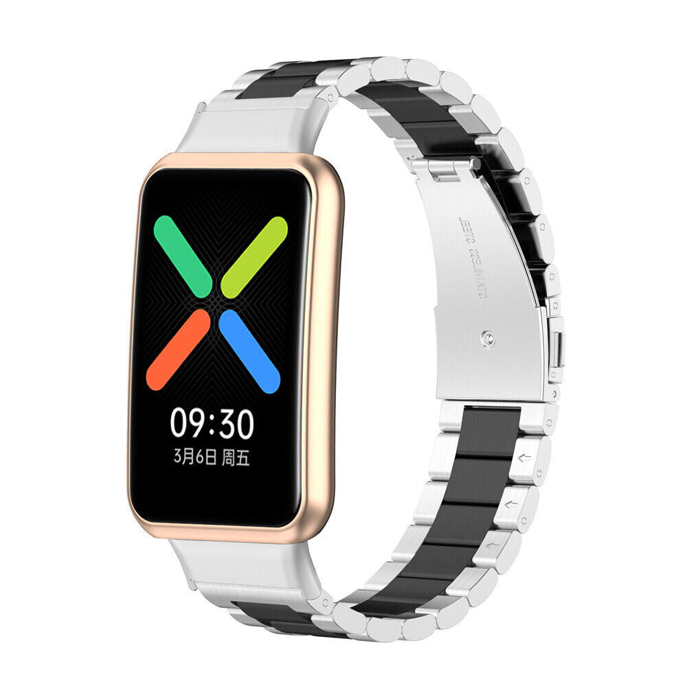 Oppo Watch Free Steel Strap (Silver/Black)