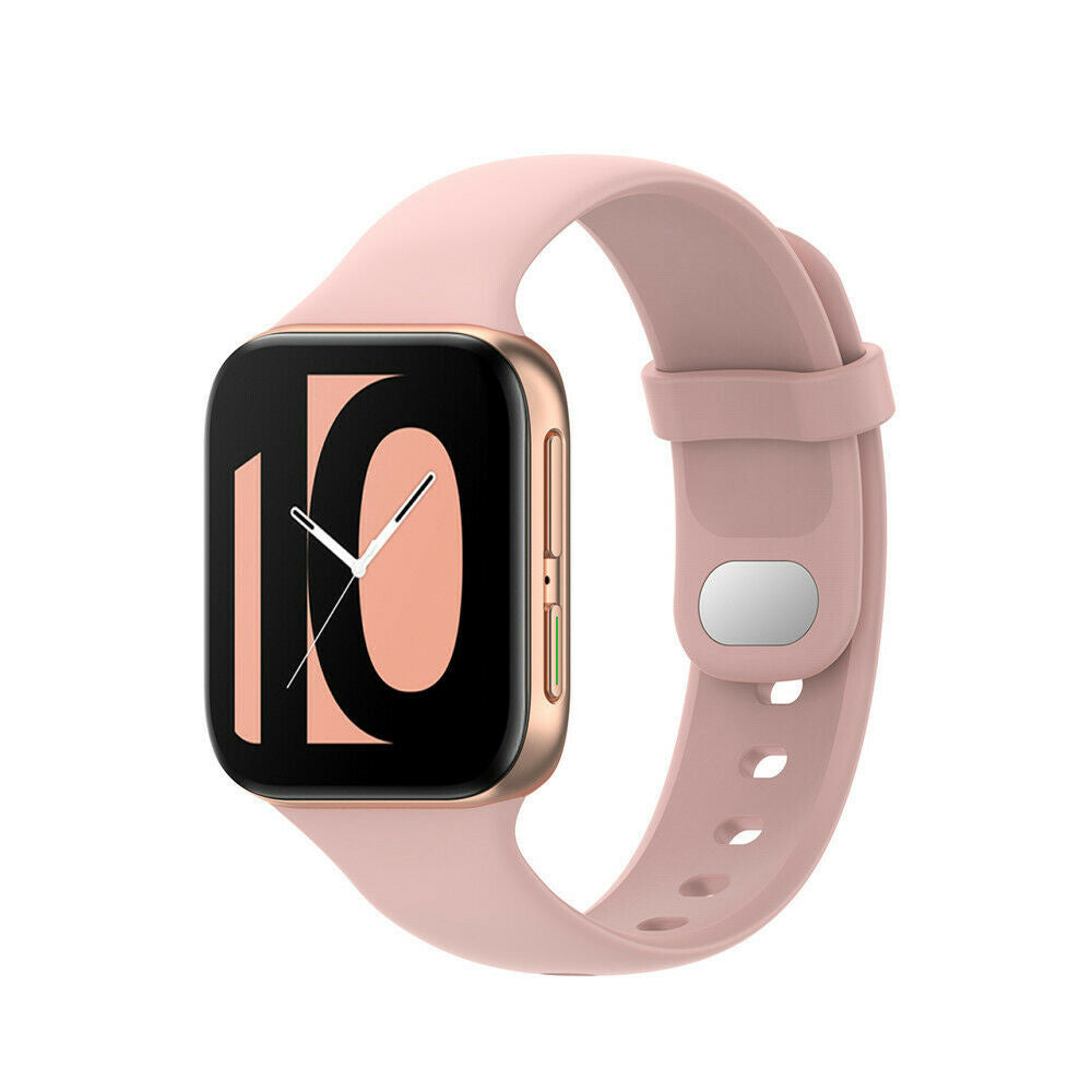 oppo-watch-siliconen-bandje-roze