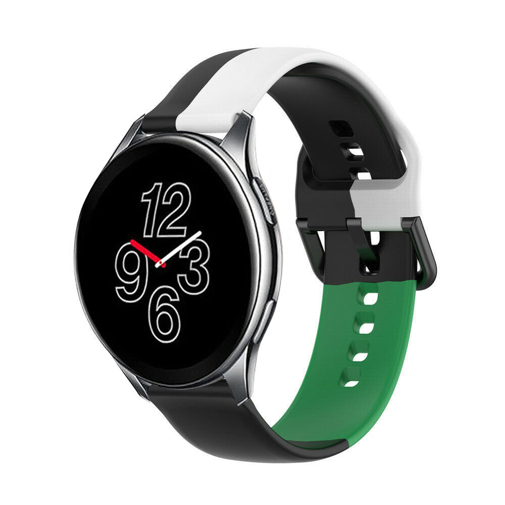 oppo-watch-triple-sport-band-zwart-wit-groen