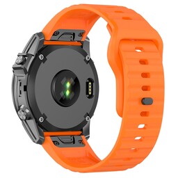 Garmin Instinct 3 - 50mm Outdoor Silicone Strap (Orange)