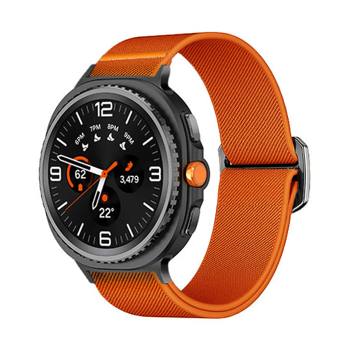 Samsung Galaxy Watch 8 - 44mm Elastic Strap (Orange)