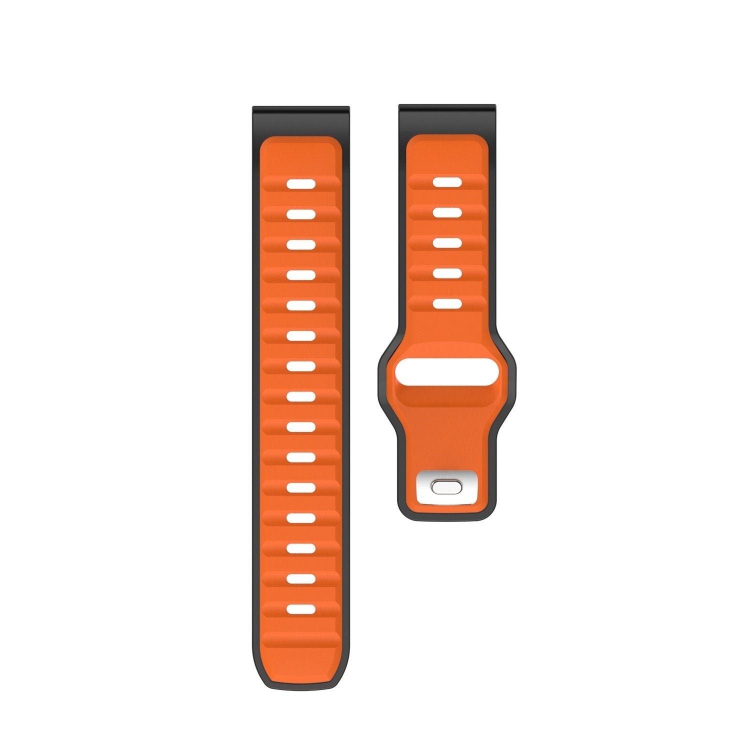 Samsung Galaxy Watch 4 44mm Outdoor Duo Silicone Strap (Orange/Black)