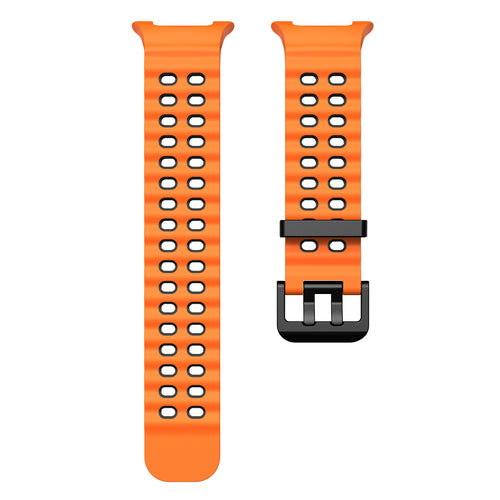 Samsung Galaxy Watch 8 - 40mm Ocean Strap (Orange/Black)